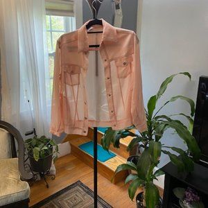 WynneLayers PEACH Chiffon Jacket